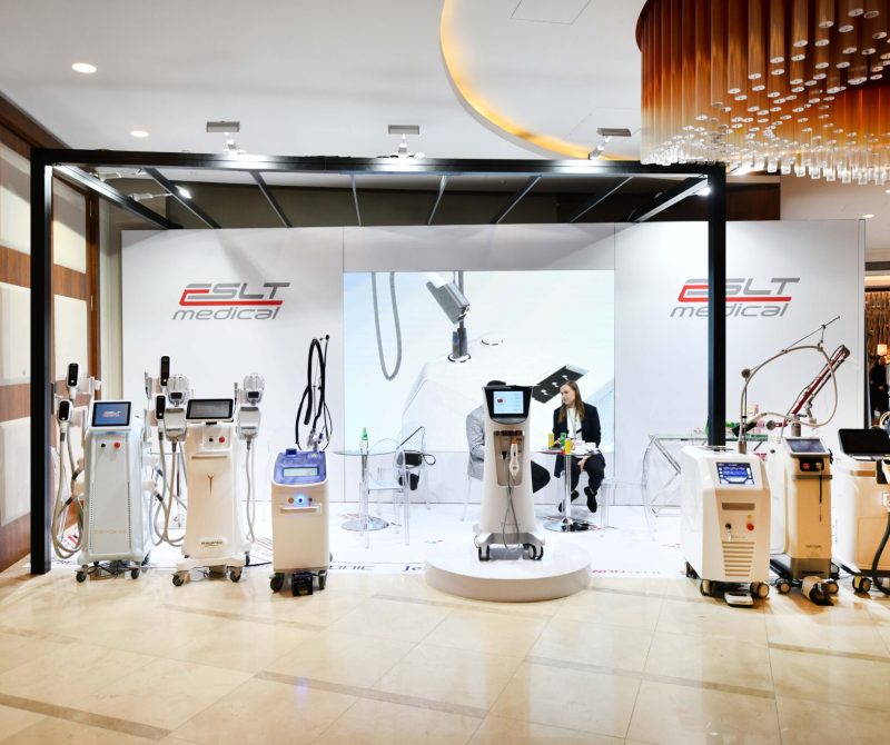 stoisko targi beauty lne Międzynarodowy Kongres Dermatologii Estetycznej i Medycyny Anti-Aging eslt