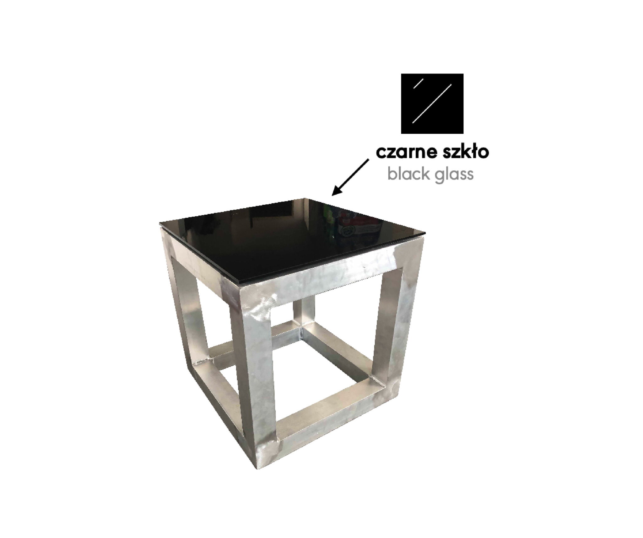 stolik aluminiowy mini