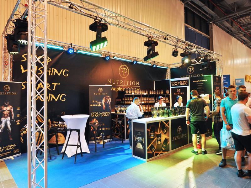 wynajem konstrukcji kratownicy oświetlenie octanorm warszawa