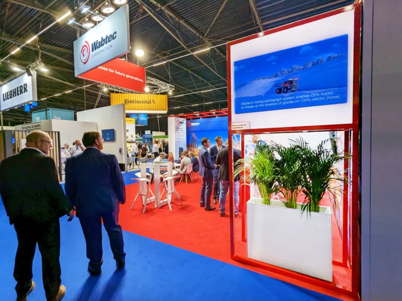 podwieszenie meble wykładzina targi holandia stoiska wystawowe