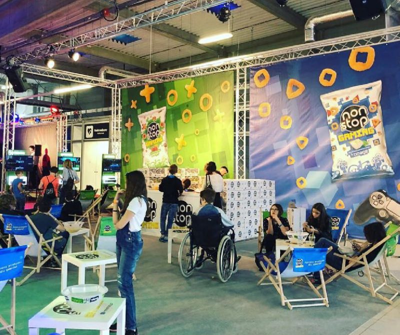 kratownica baner stoisko targowe fiwe gaming targi gier