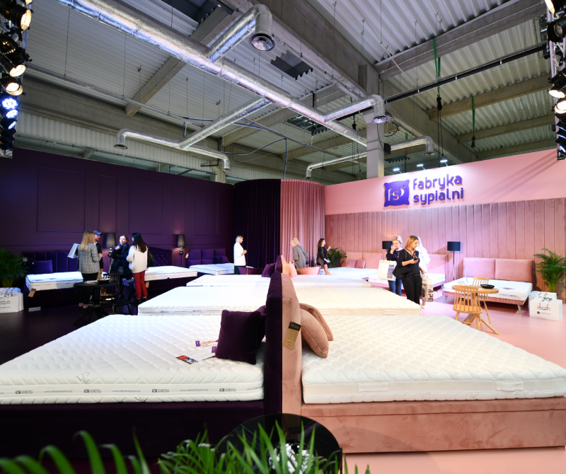 stoisko targowe wystawowe wystawiennicze warsaw home fabryka sypialni produkcja
