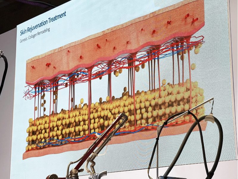 ekran diodowy dioda na targi ściana zabudowa targowa z ekranem led