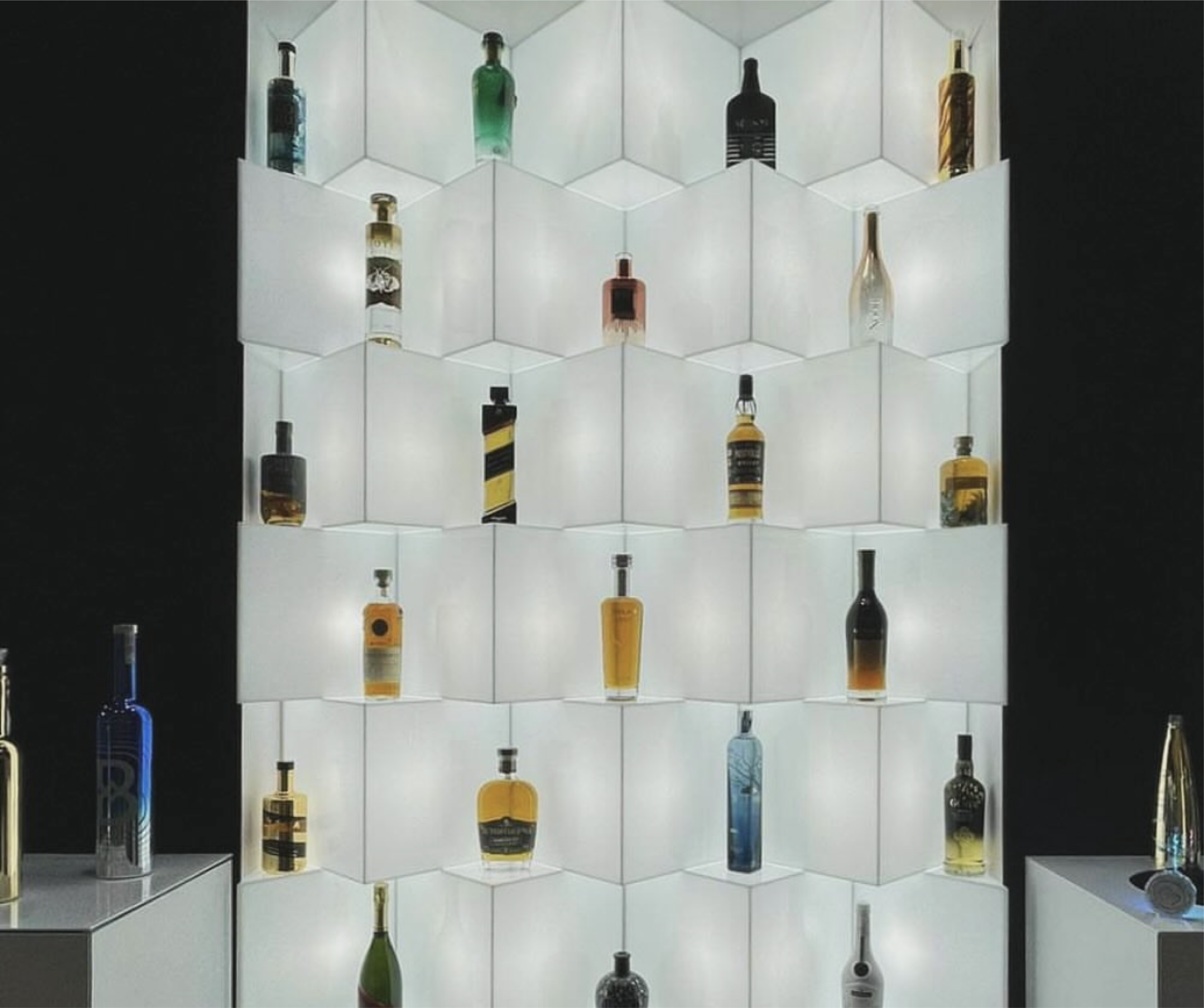 ekspozytor plexi mleczna