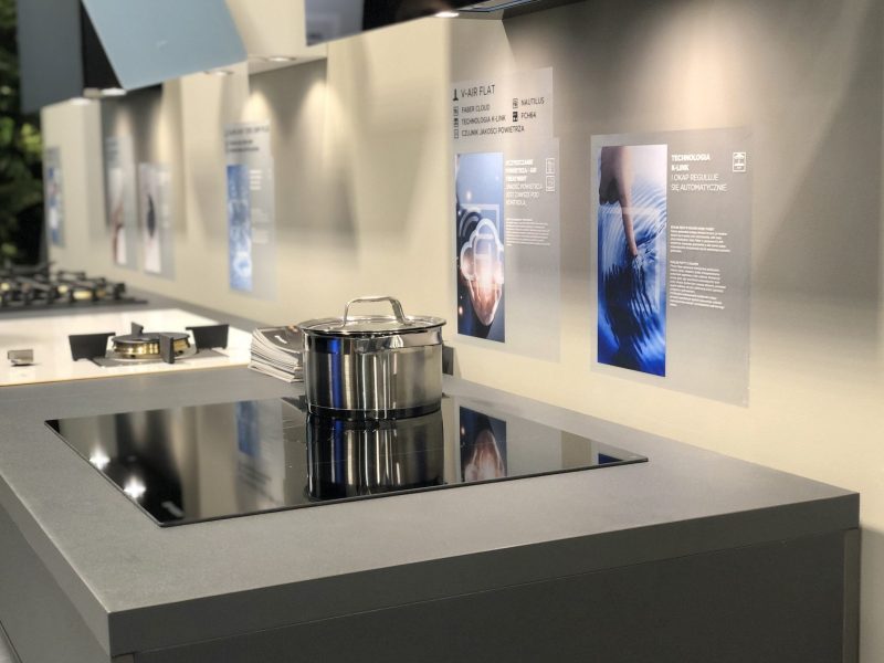 warsaw home targi stoisko targowe naklejki okleiny ścian organizatora faber hitachi