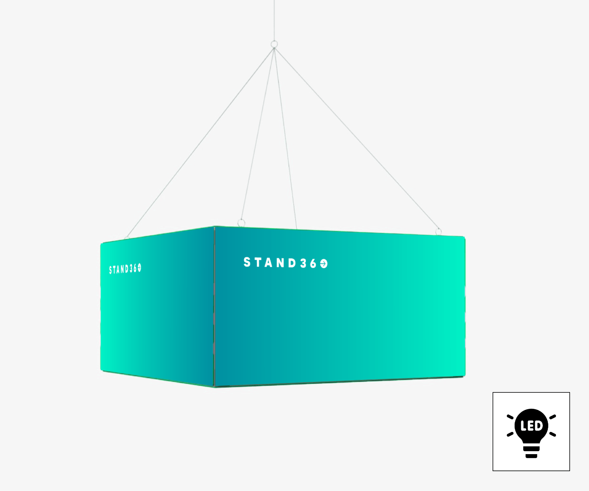 Podwieszenie kostka LED <br width=