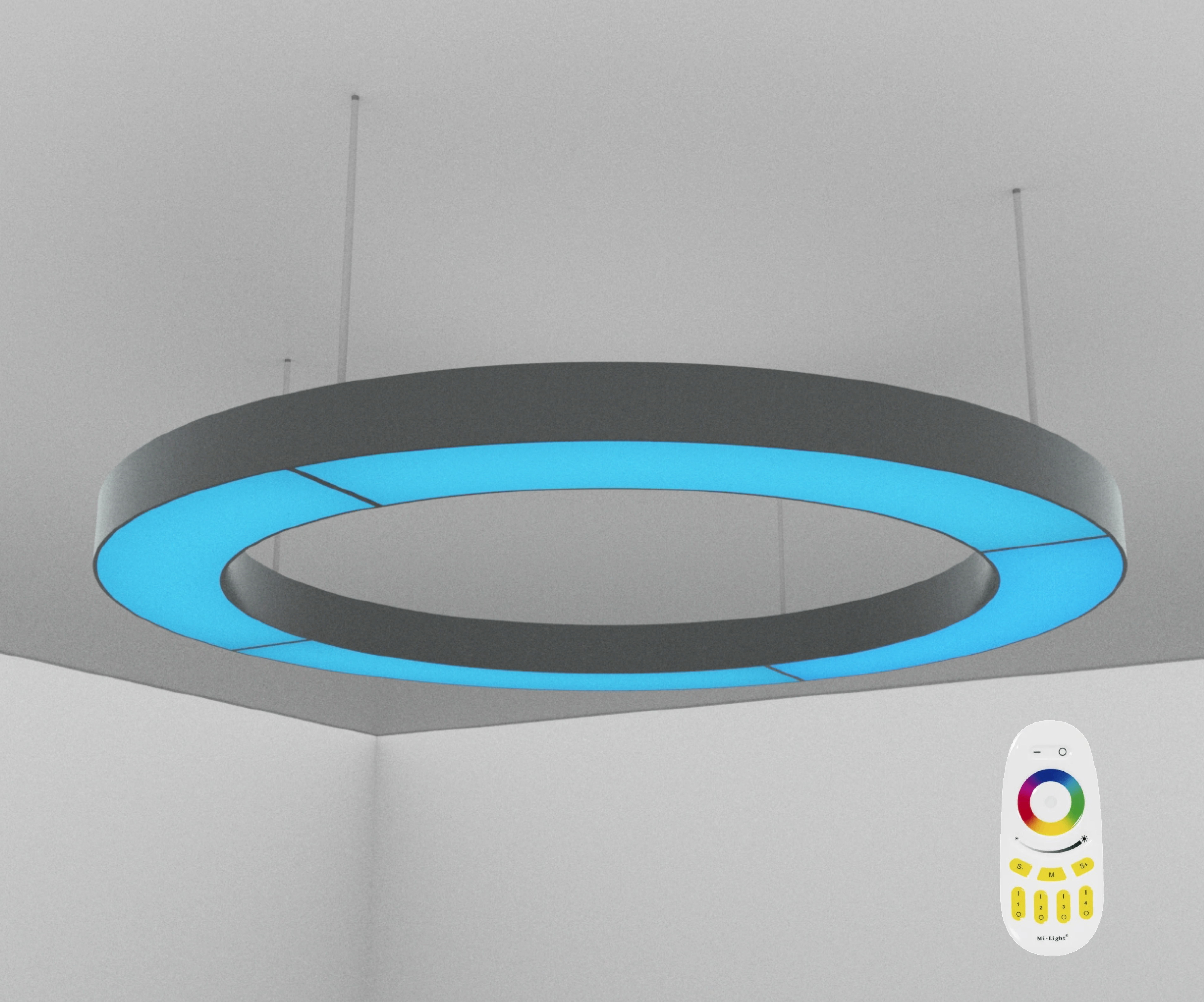 RGB Ring LED suspension