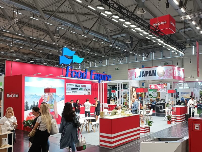 Professionally built Food Empire stand at Anuga 2024 by our company.