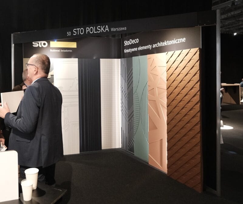 Ściany wystawiennicze na wynajem na targi Architect@Work