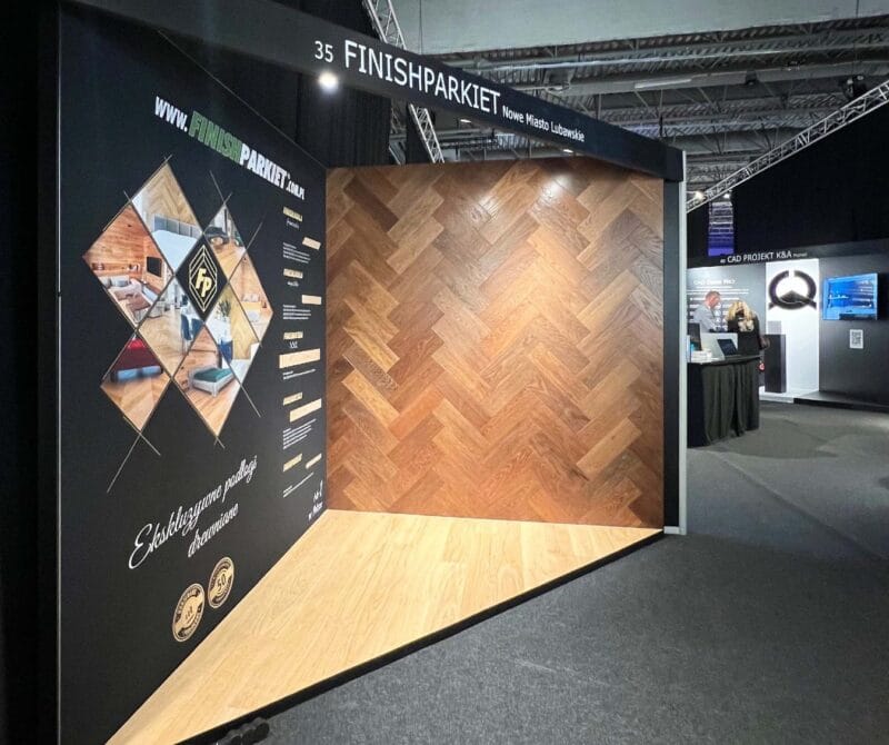 Profesjonalna produkcja ścian targowych dla Architect@Work Stoiska targowe