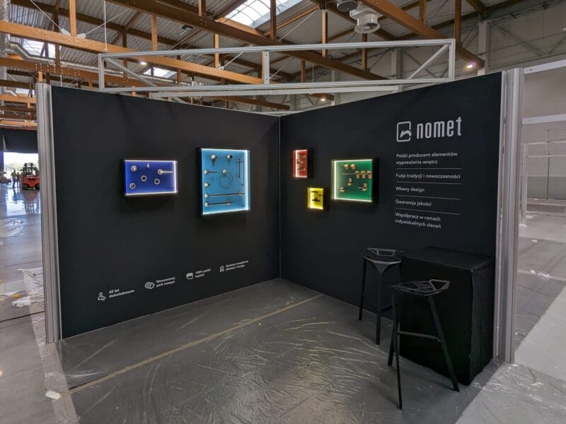 Wynajem ścian wystawienniczych na targi Architect@Work.