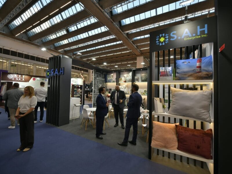 Polski wykonawca stoisk targowych – targi Heimtextil we Frankfurcie, Niemcy.