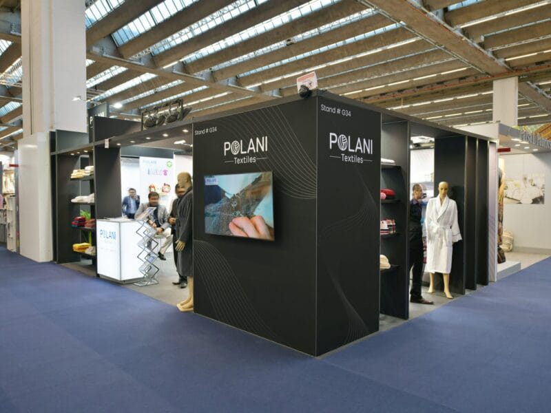 Exhibition stand contractor Germany Frankfurt Heimtextil Polani