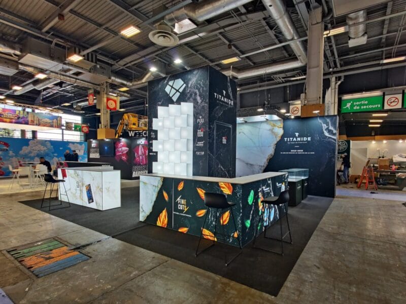 Exhibition stand contractor France Paris Vapexpo The Fuu