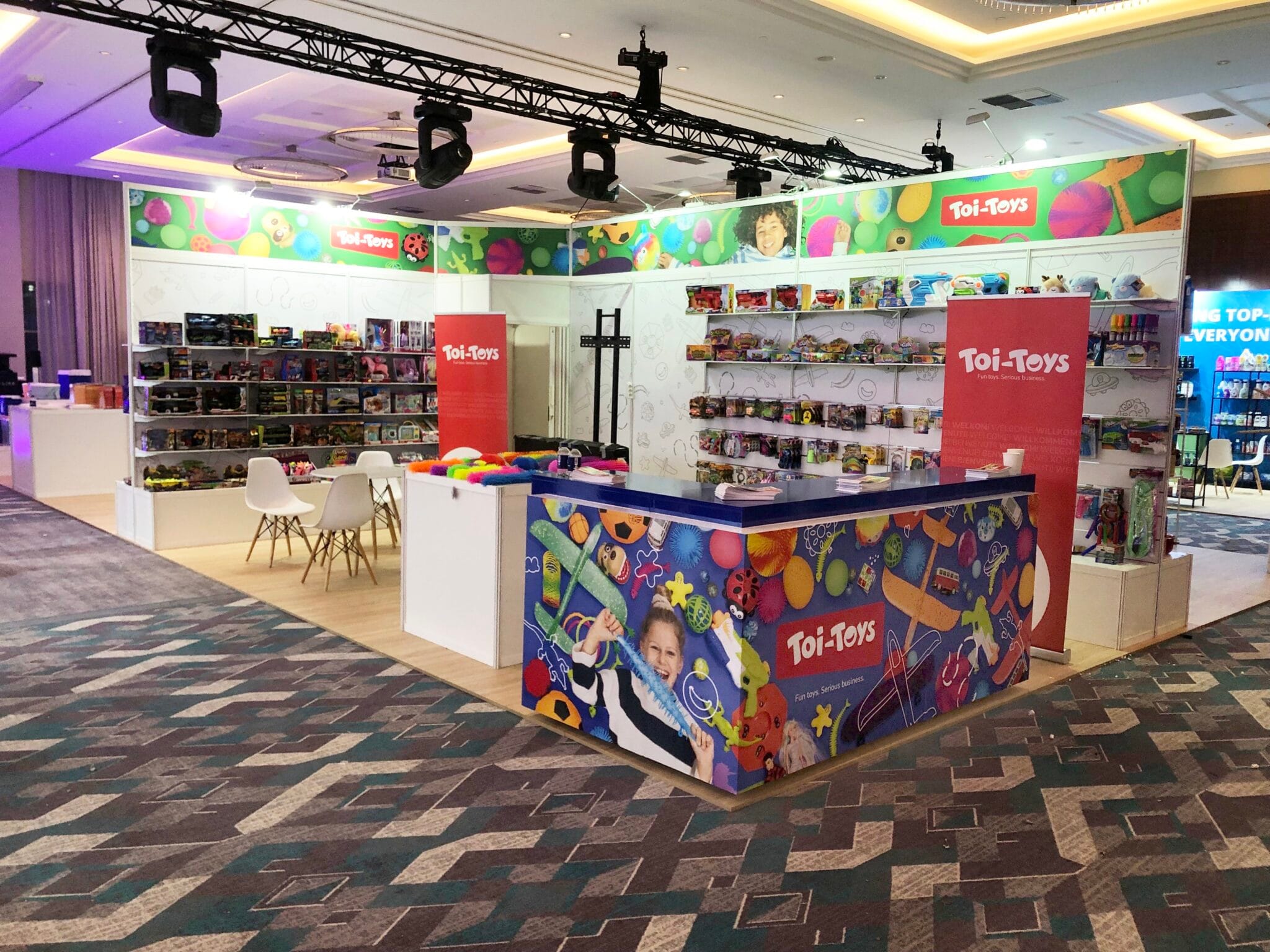 Octanorm panel wrapping - exhibition wall graphics