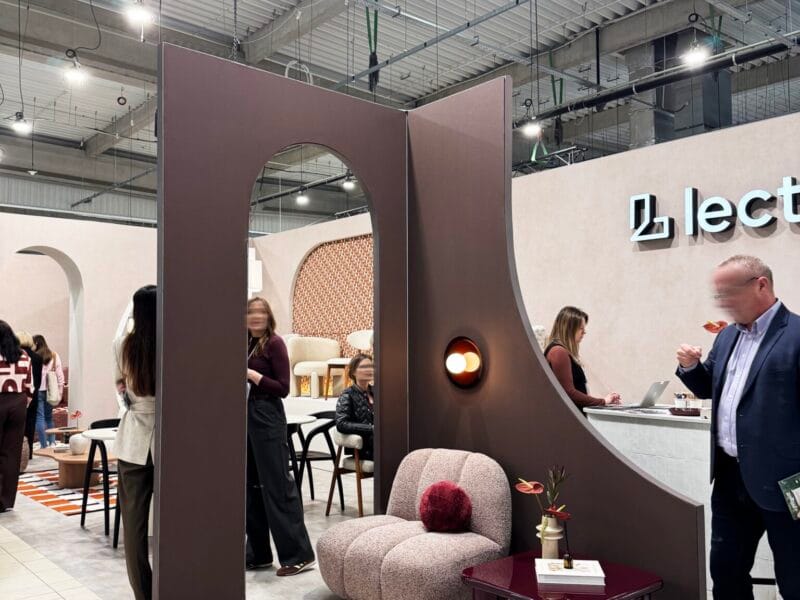 side of stand fair booth lectus warsaw home poland