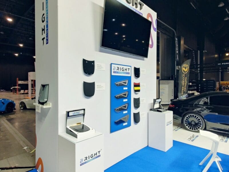 Modular exhibition stand structure rental